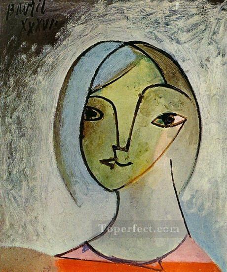 Buste de femme 1929 Cubism Oil Paintings